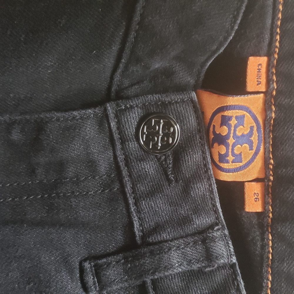 Tory Burch Black Denim Pants